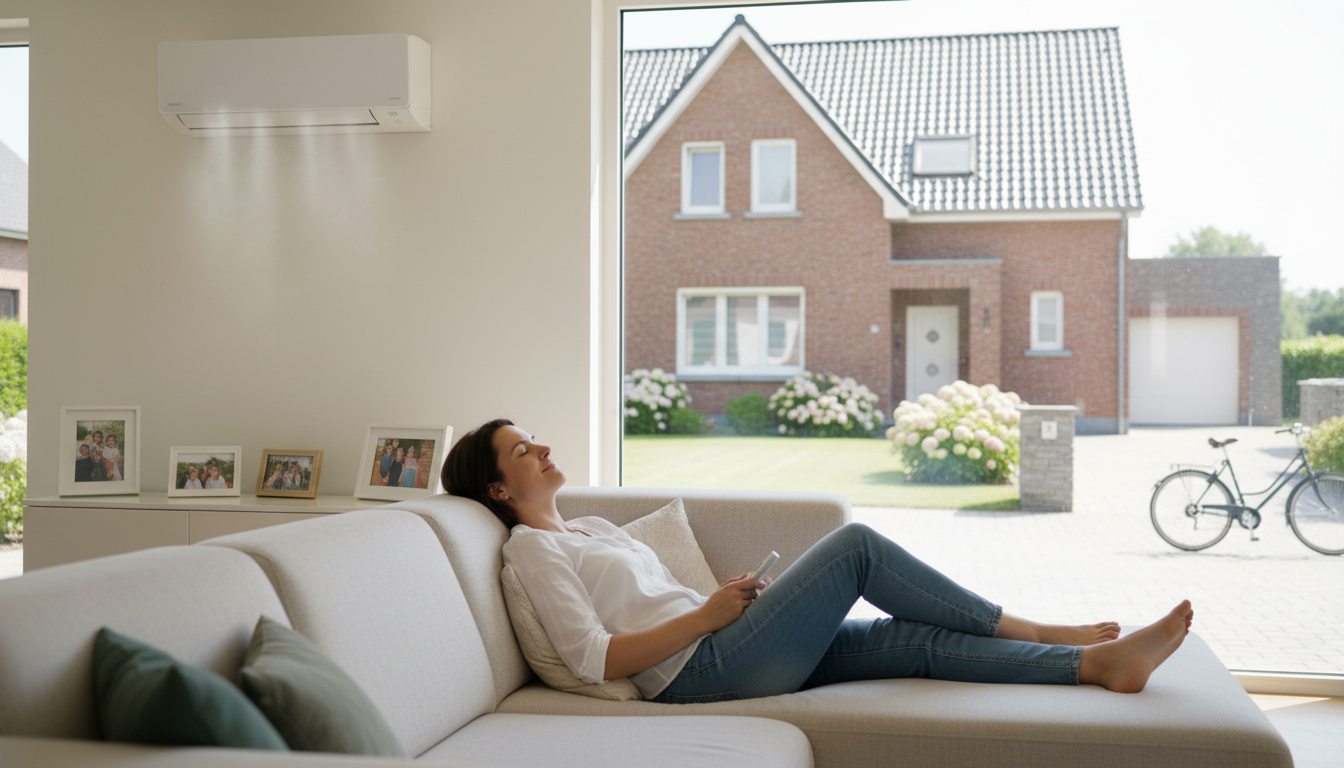 Airco installatie - Airconditioning Bakstenen Gebruik 08