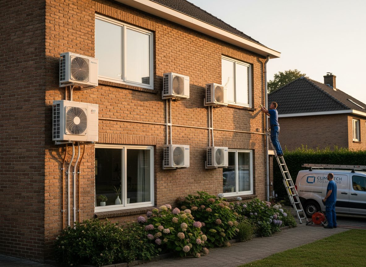 Airco installatie - Airconditioning Bakstenen Villa 54